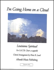 I'm Going Home on a Cloud SATB choral sheet music cover Thumbnail